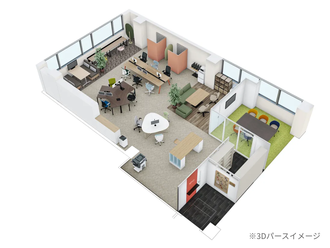 ※3Dパースイメージ