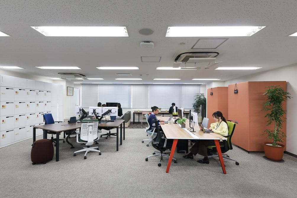 京都オフィスの内観画像